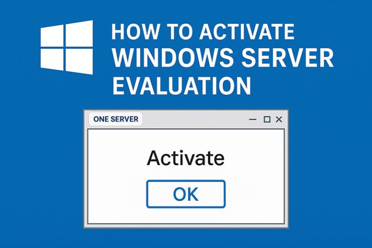 How to Activate Windows Server Evaluation